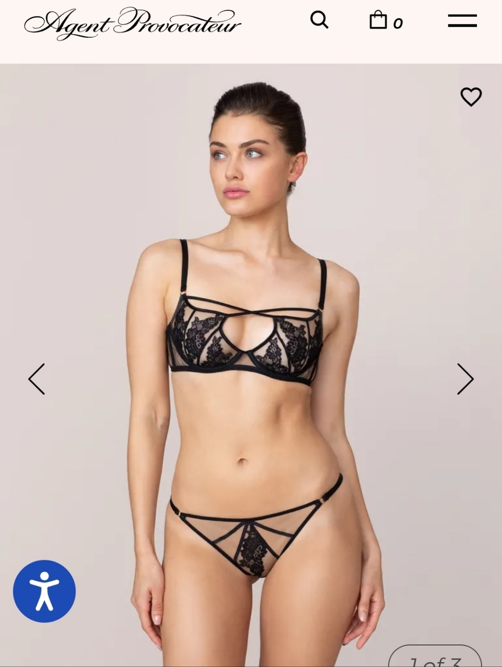 2 Pc Demelza Agent Provocateur Set